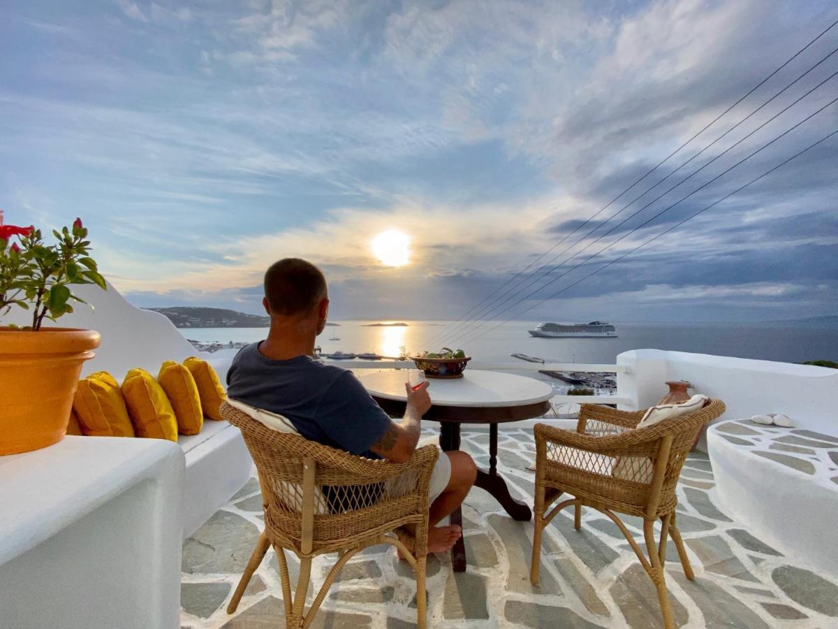 Appartamento Anemones Sea View Mykonos Town Esterno foto