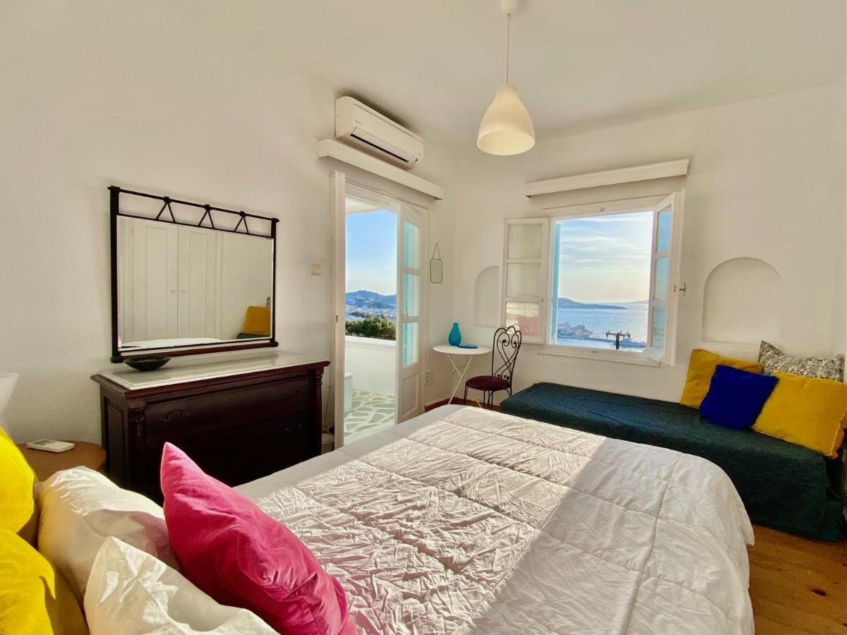 Appartamento Anemones Sea View Mykonos Town Esterno foto