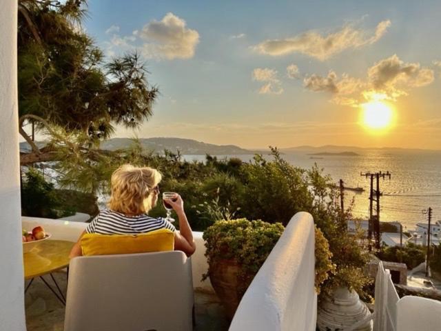 Appartamento Anemones Sea View Mykonos Town Esterno foto