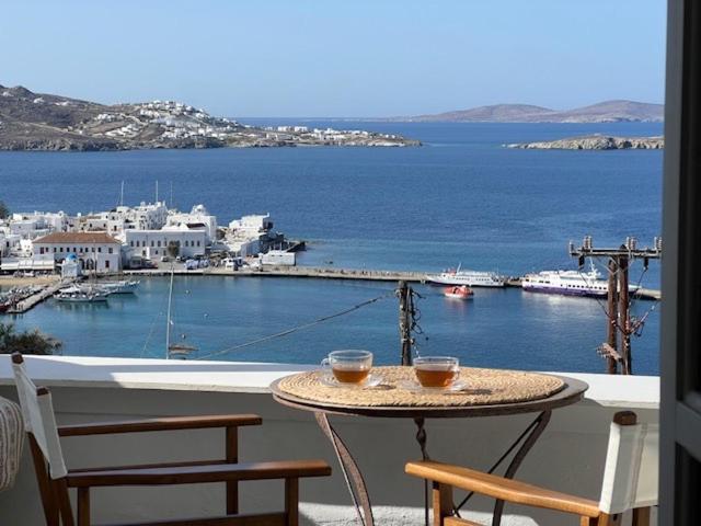 Appartamento Anemones Sea View Mykonos Town Camera foto